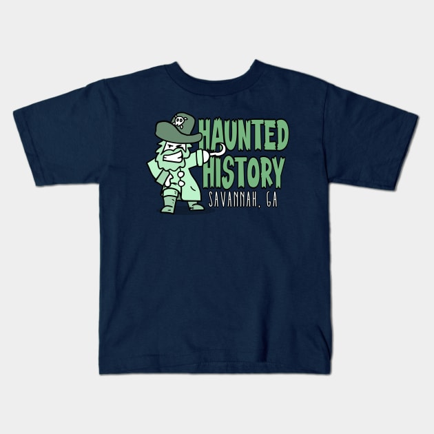 Haunted History: Savannah Kids T-Shirt by Dead Is Not The End